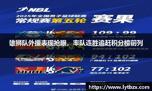 雄狮队外援表现抢眼，率队连胜追赶积分榜前列